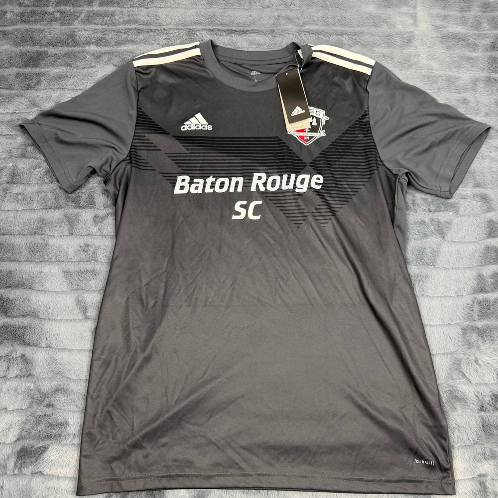 Adidas Campeon 19 Baton Rouge SC Soccer Jersey Gray Large DU2297